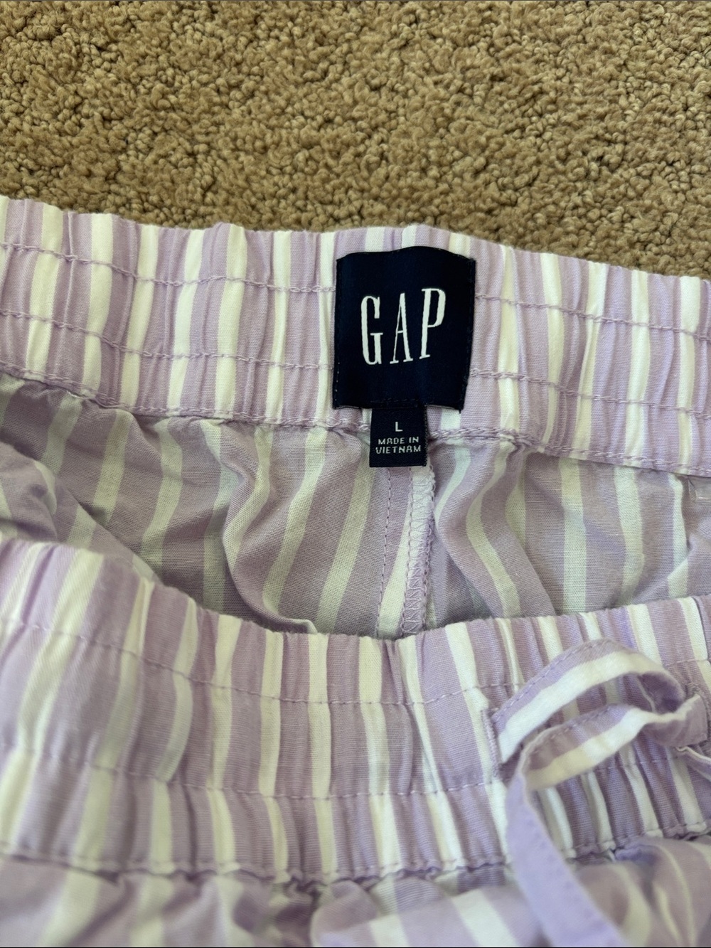 GAP Pastel Pajama Bottoms — Pink, Lavender, Multicolor Trio Bundle - Picture 3 of 8